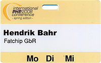Php Conference Admission Card